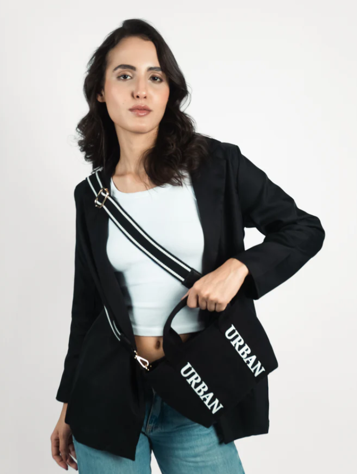 MINI URBAN CHIC TOTE BLACK