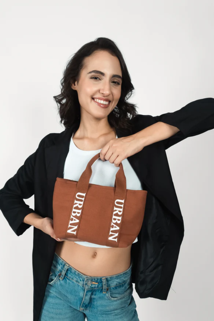 MINI URBAN CHIC TOTE BROWN
