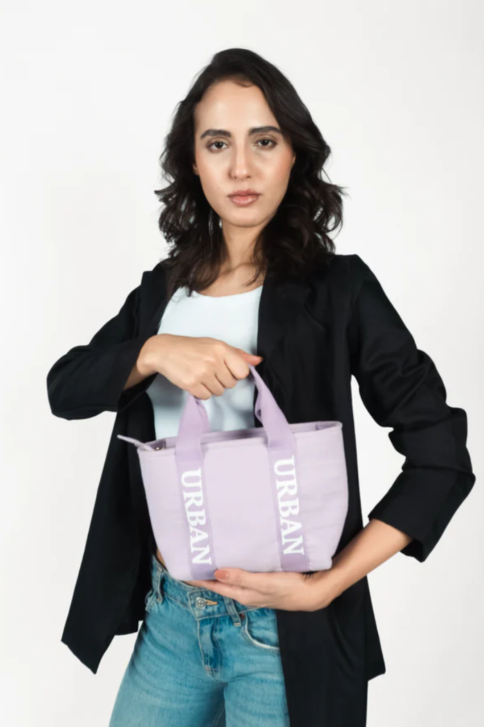 MINI URBAN CHIC TOTE LAVENDER