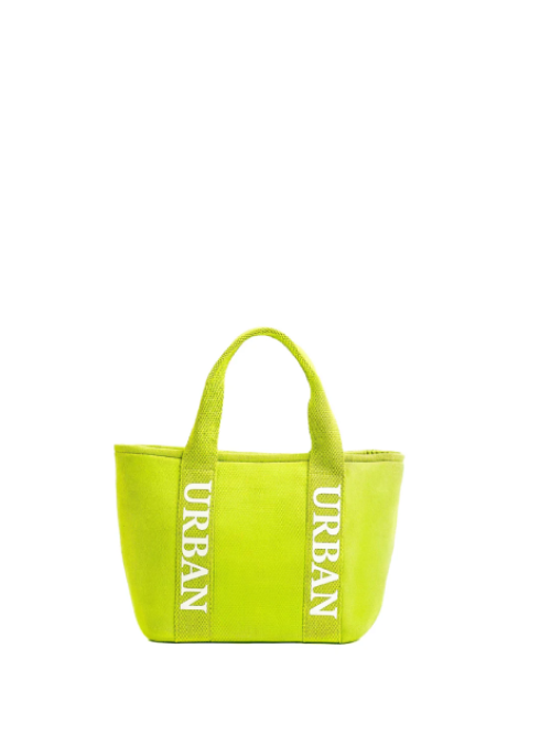 MINI URBAN CHIC TOTE LIME GREEN
