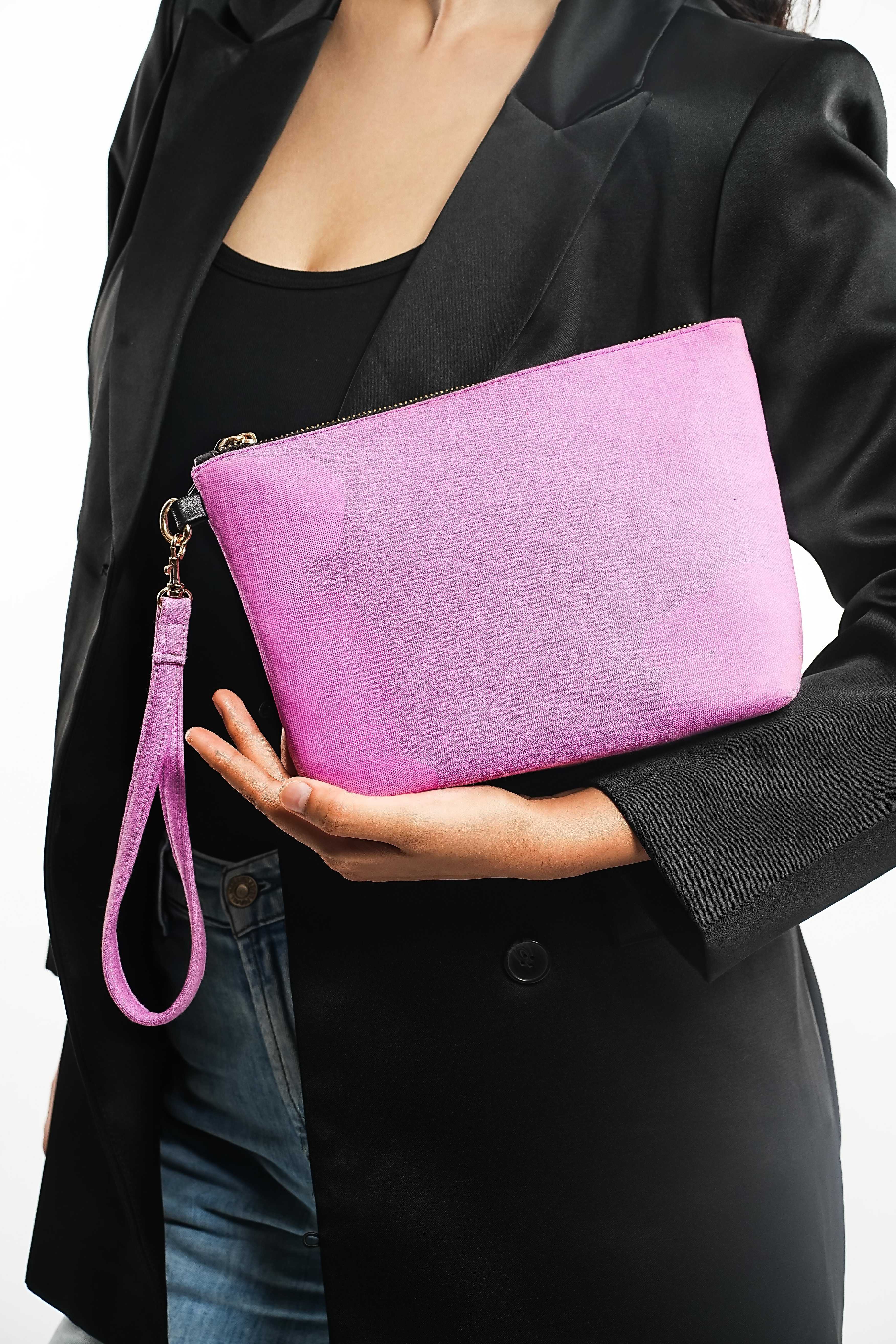 ON-THE-GO PINK UTILITY POUCH - Rizir