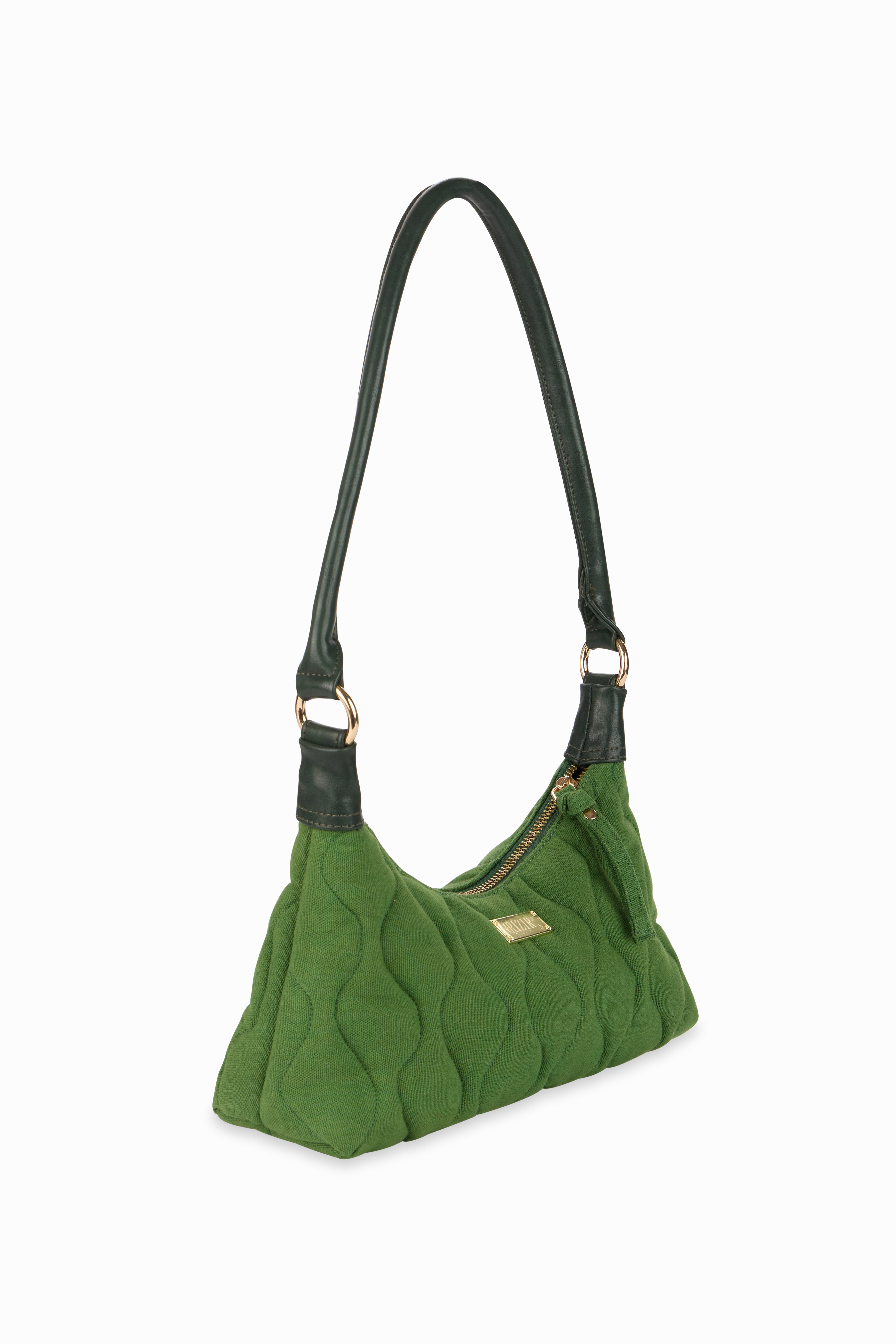 The Classic Quilted Green Bag