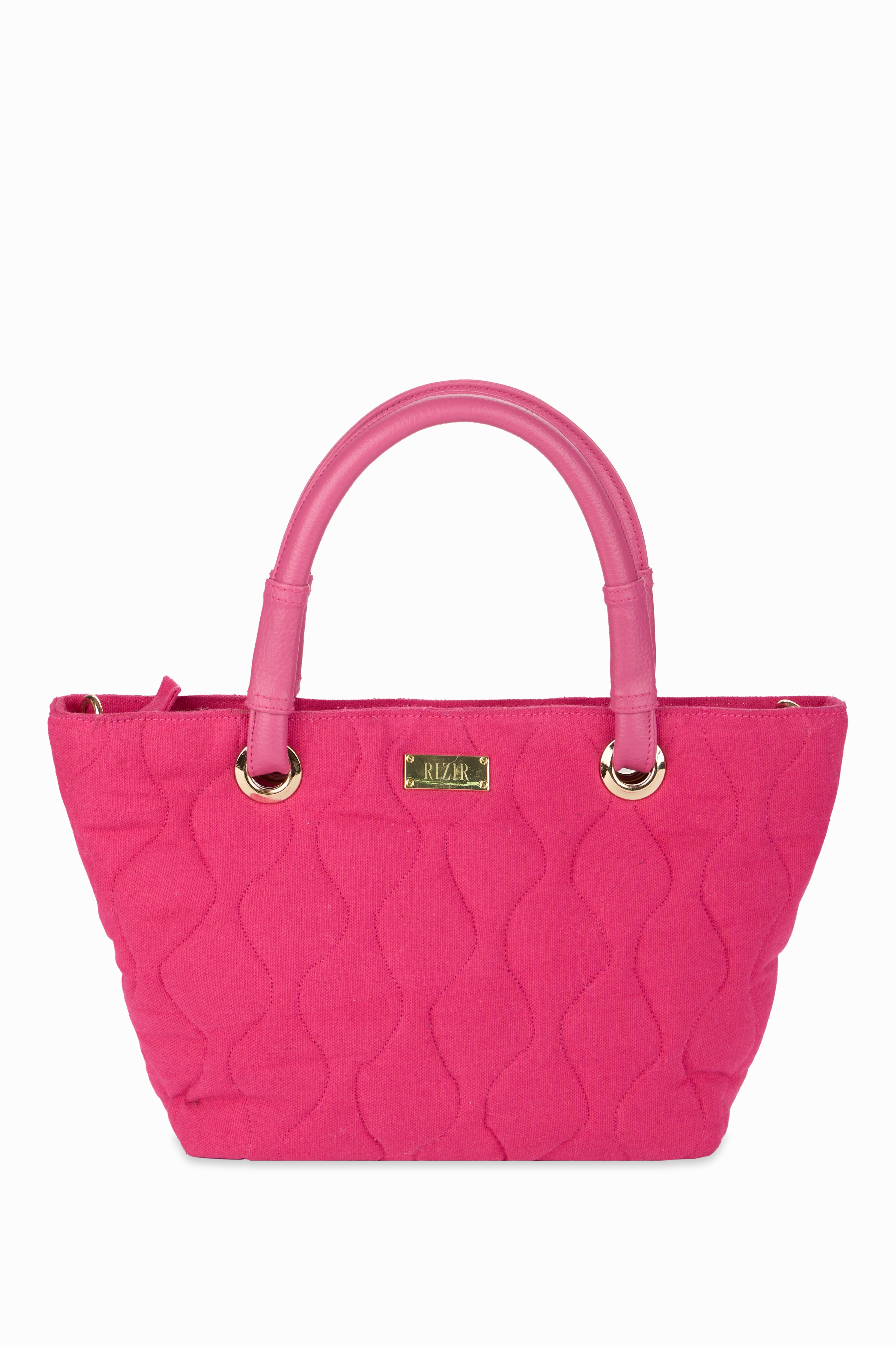 Bucket Quilted Hot Pink Sling Bag