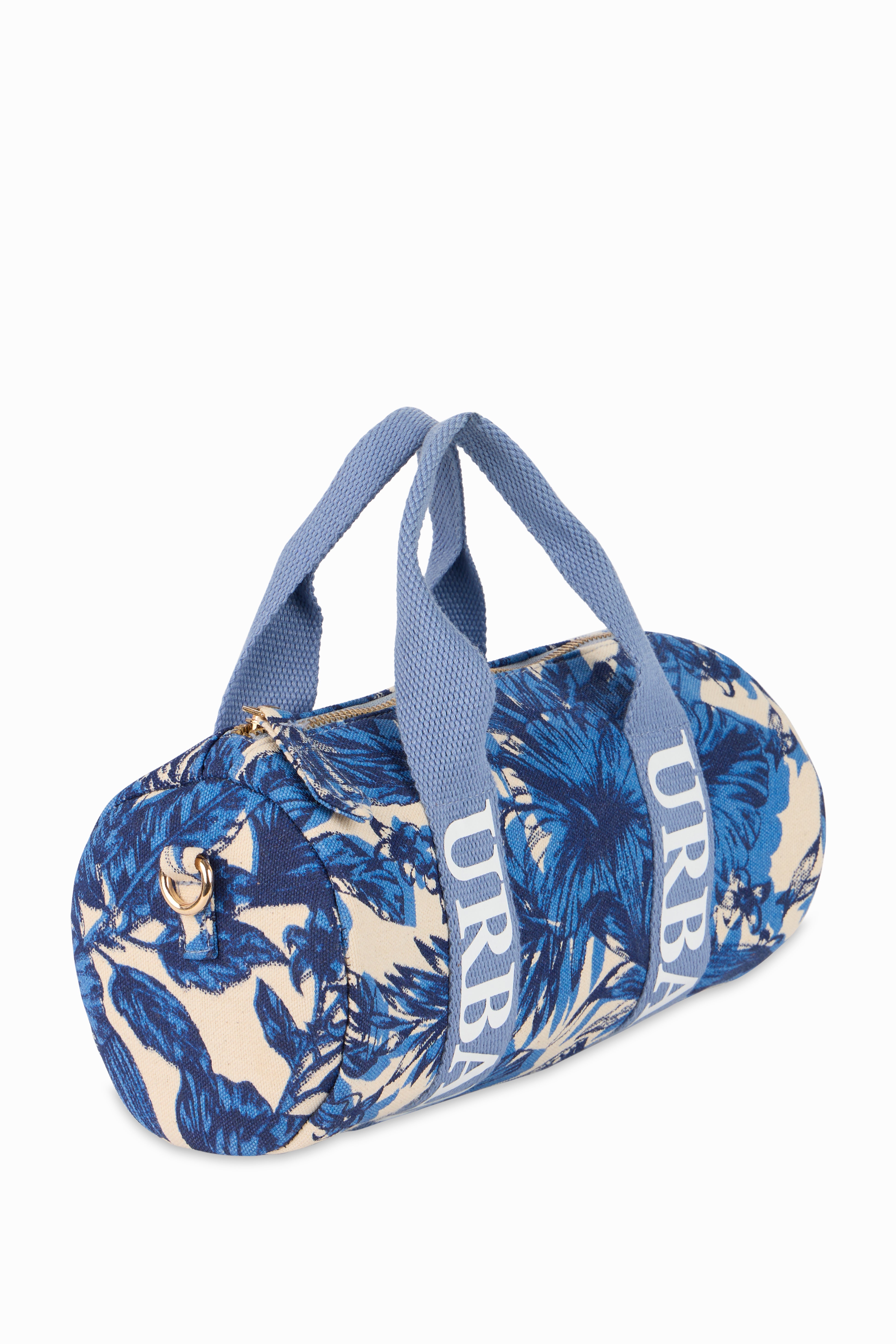 MINI URBAN PRINTED DUFFLE BLUE BLOSSOM