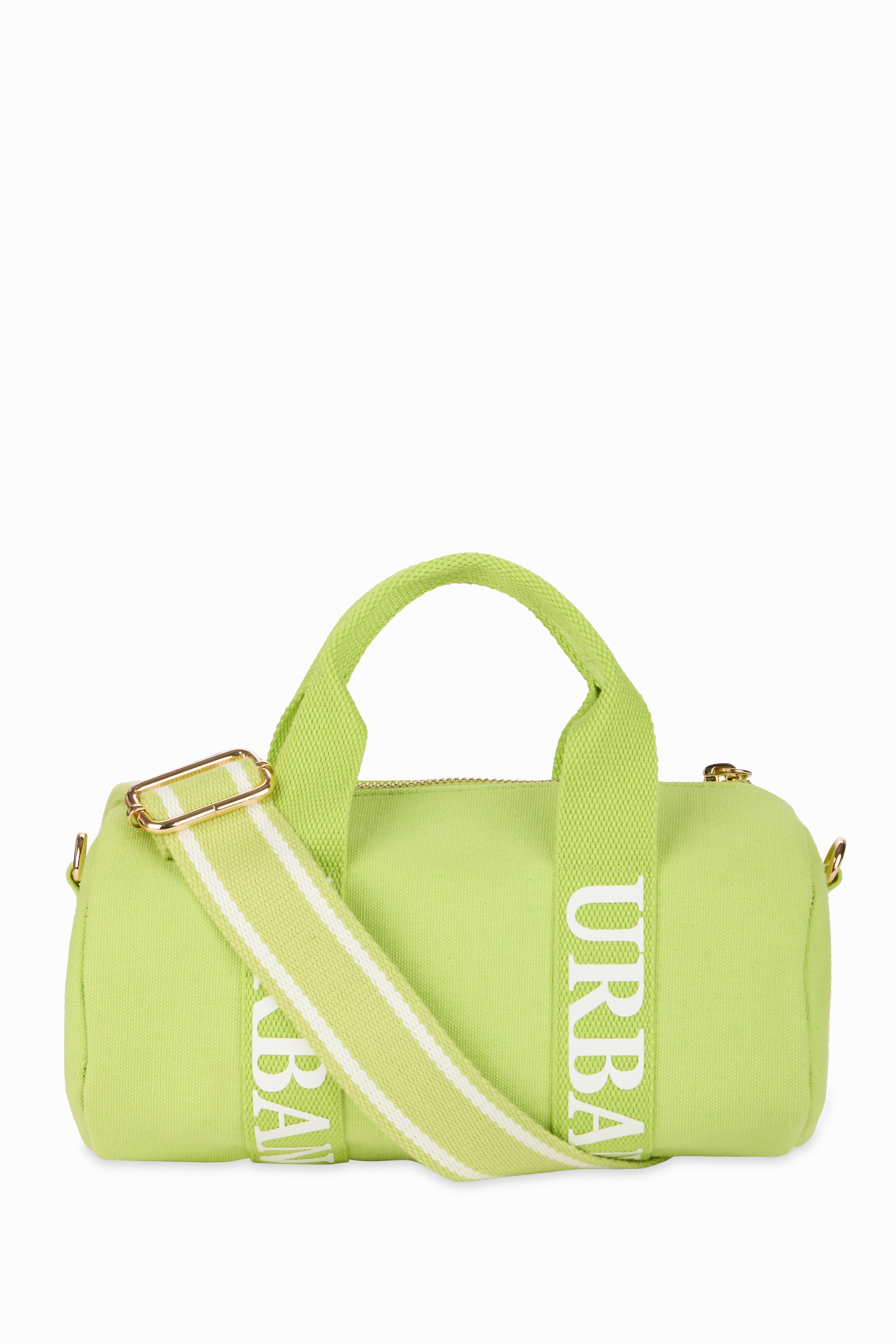 MINI URBAN PRINTED DUFFLE LIME GREEN