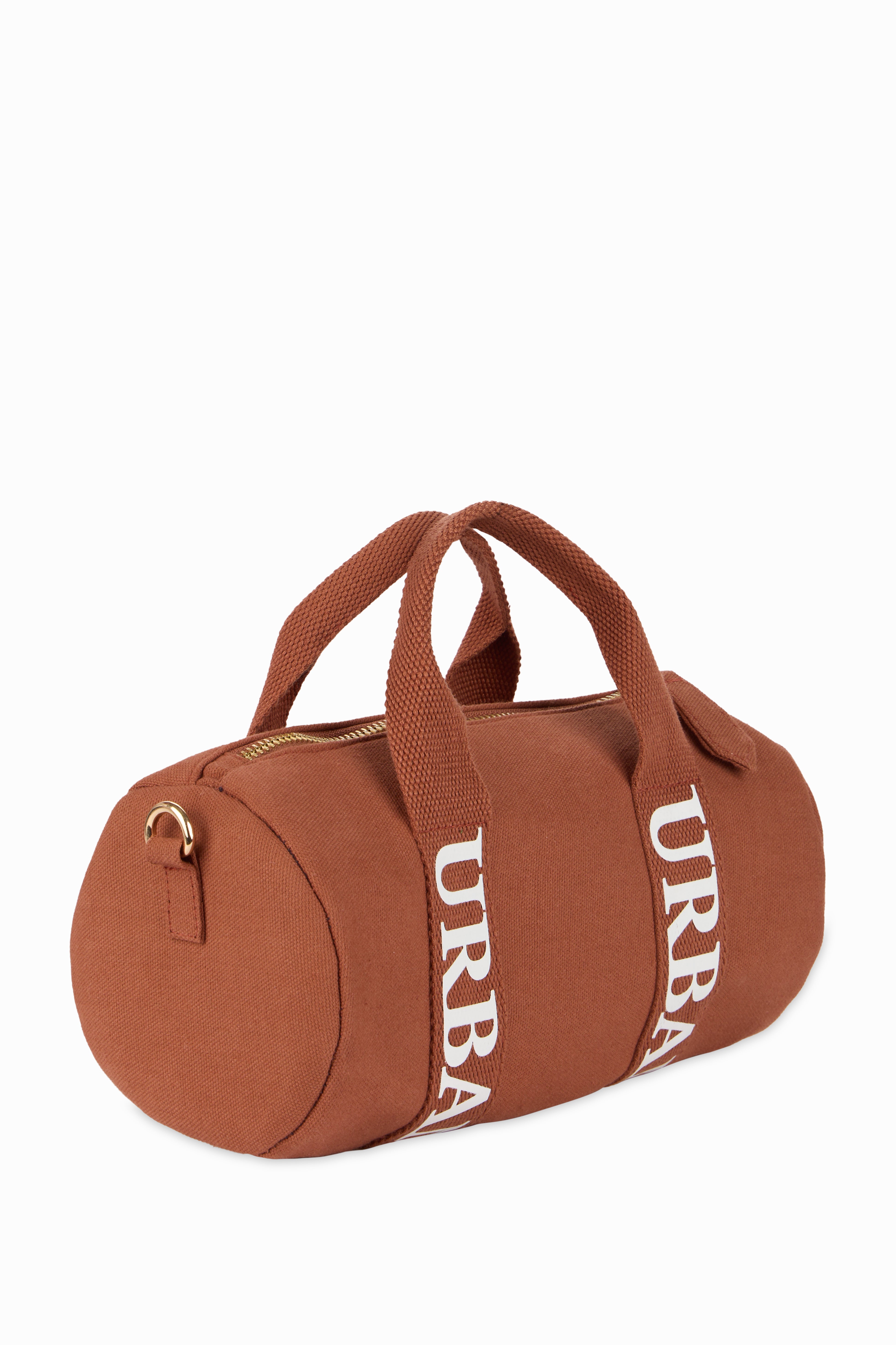 MINI URBAN PRINTED DUFFLE BROWN