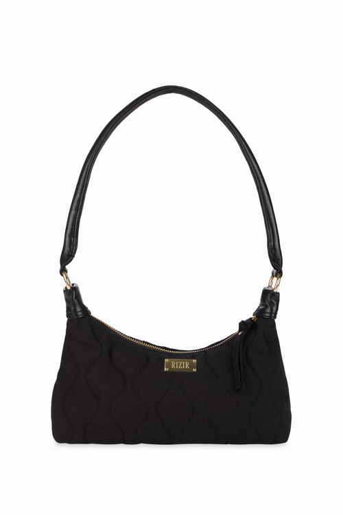 The Classic Quilted Black Bag - Rizir