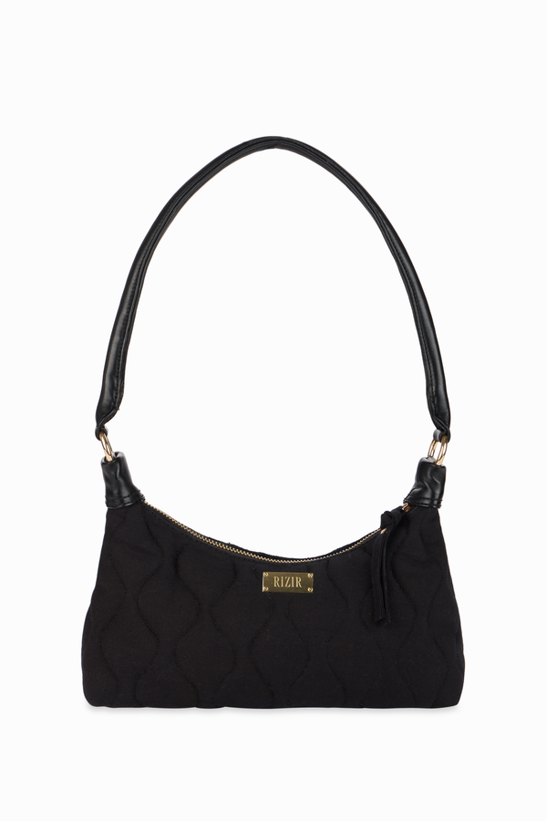 The Classic Quilted Black Bag - Rizir