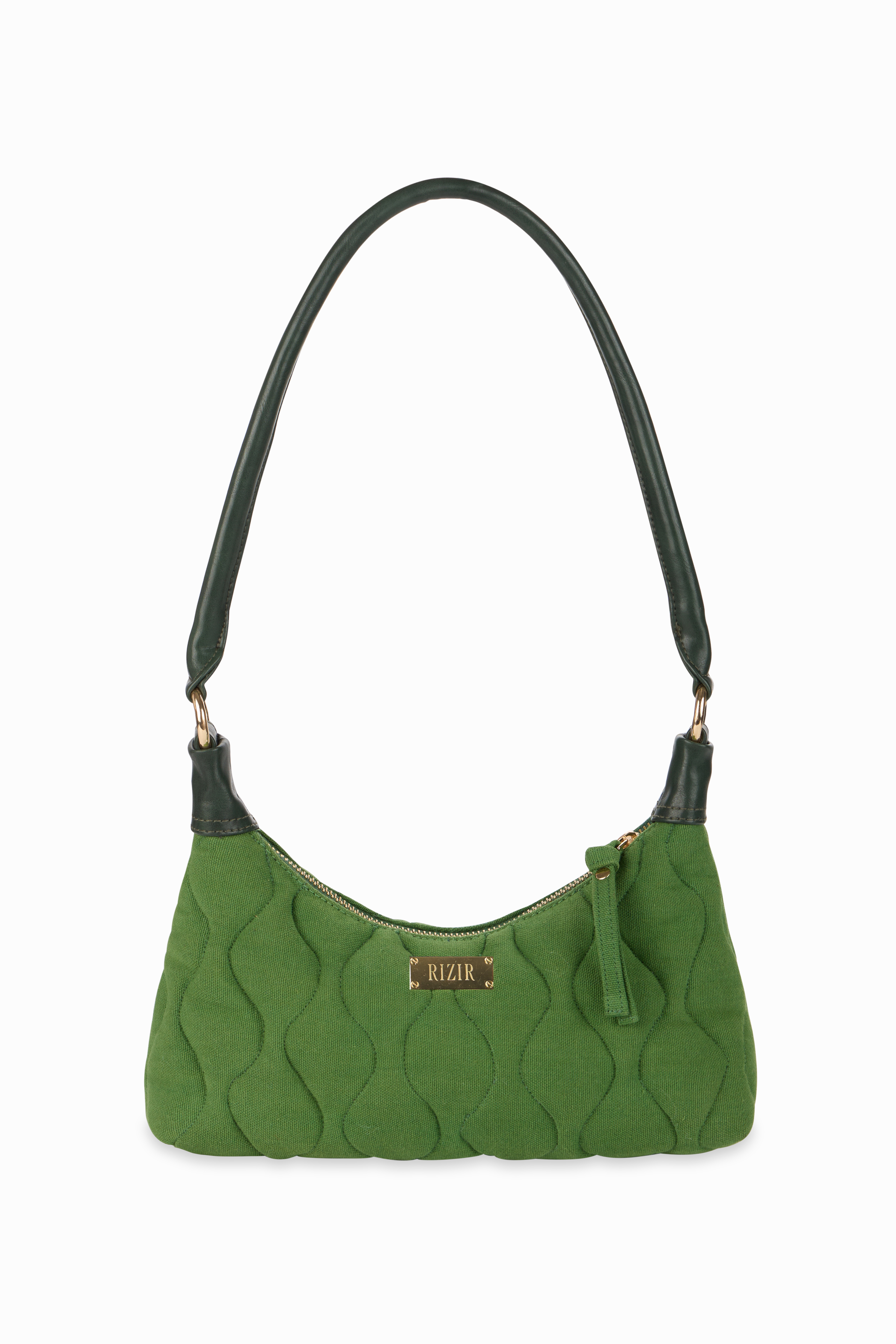 The Classic Quilted Green Bag