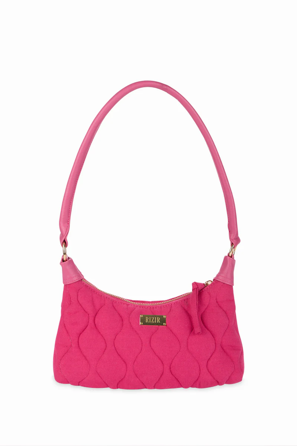 The Classic Quilted Hot Pink Bag - Rizir