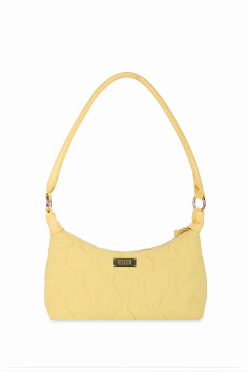 The Classic Quilted Yellow Bag