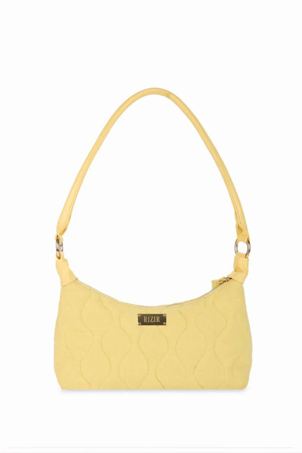 The Classic Quilted Yellow Bag - Rizir