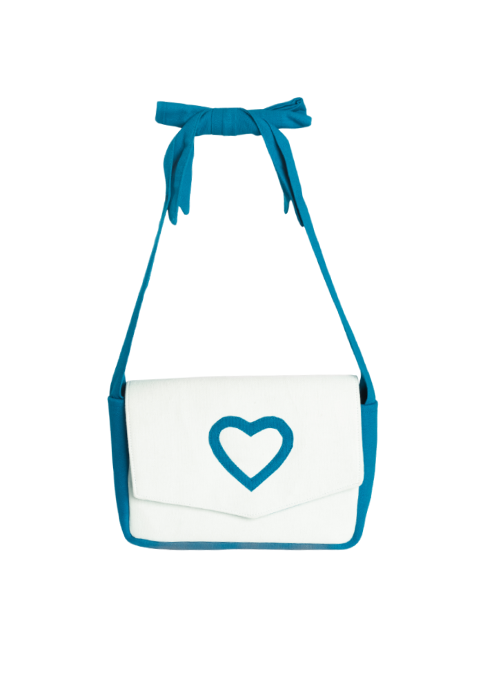 VALENTINE CLUTCH AZURE