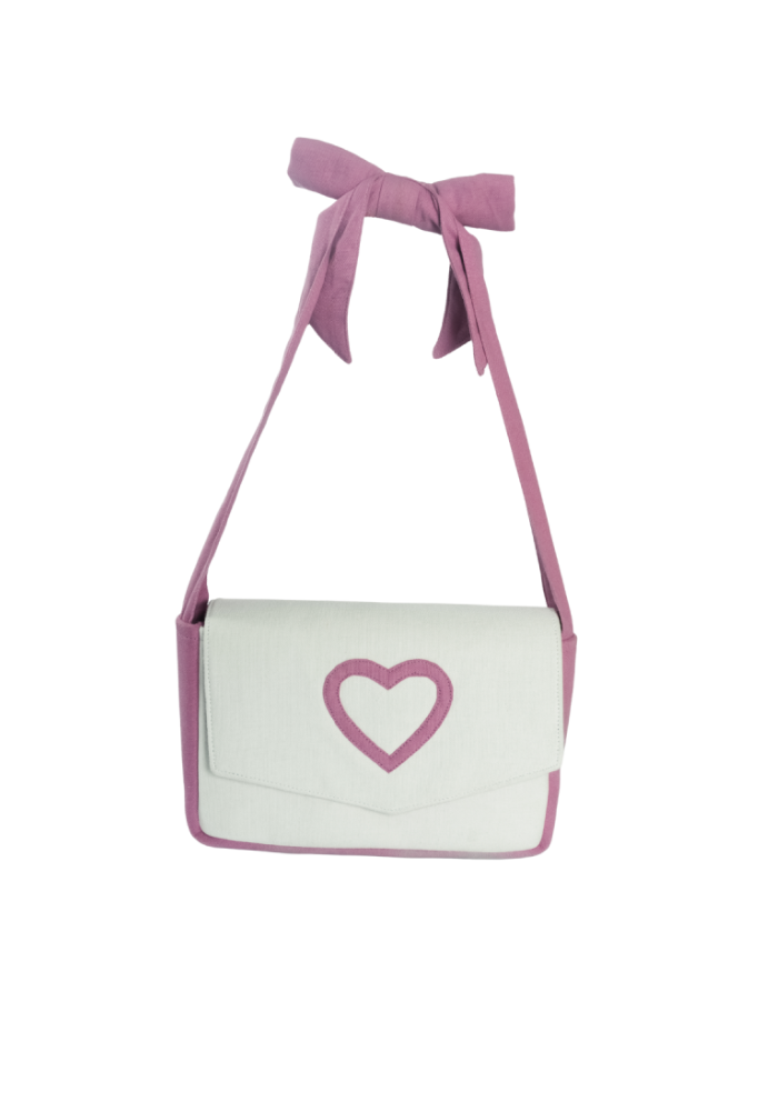 VALENTINE CLUTCH DUSKY PINK