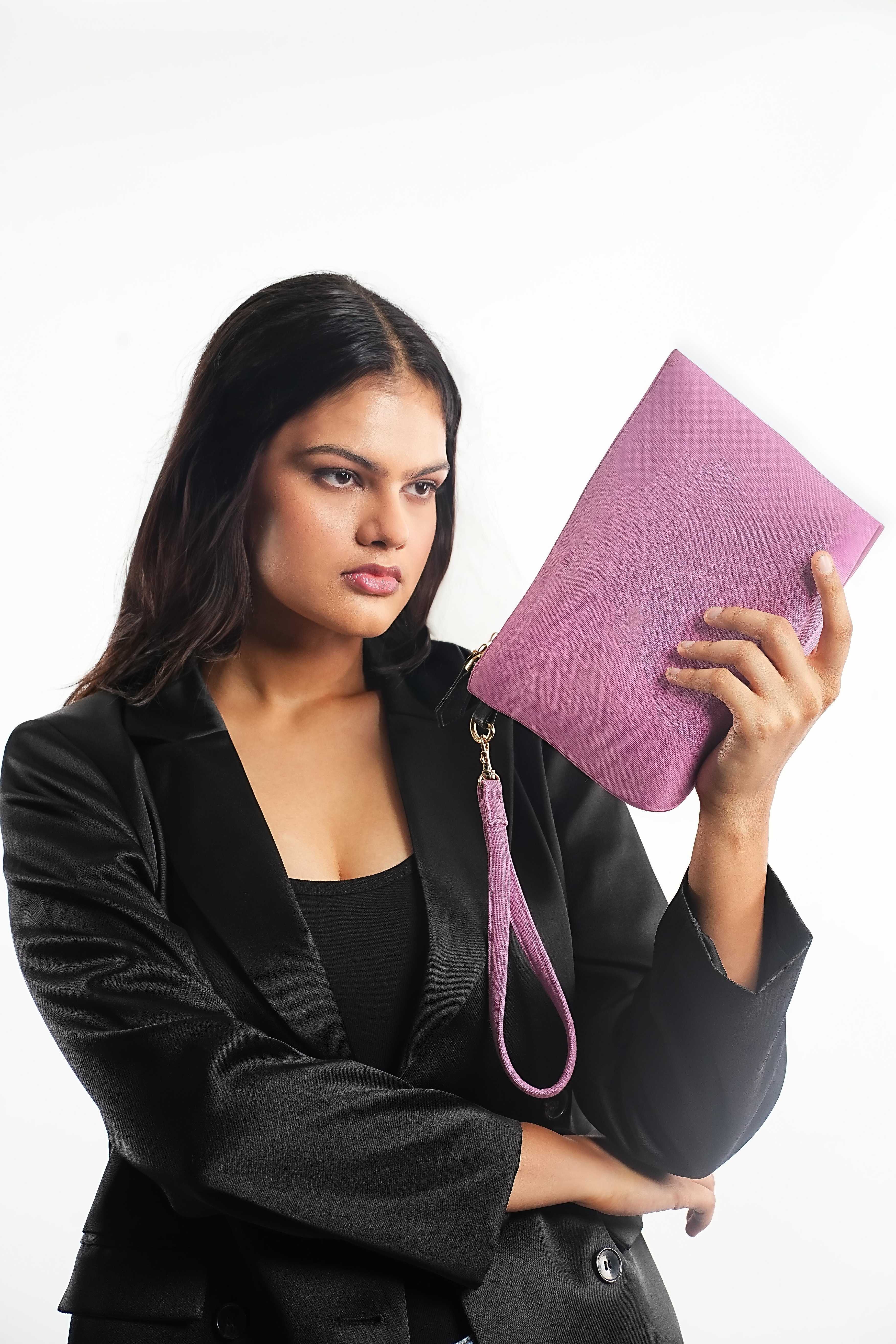 ON-THE-GO PINK UTILITY POUCH - Rizir